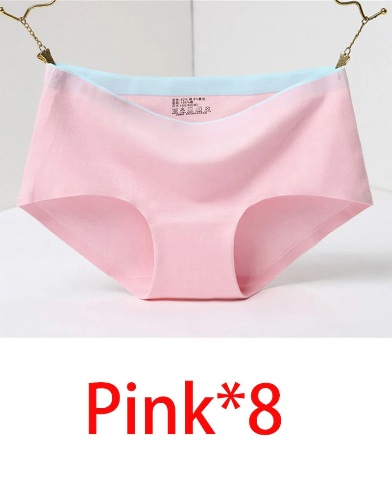 8Pcs Briefs for Women fashion sexy woman panties Solid seamless underpants  cpanties for women cotton underwear girl knickers - Image 10