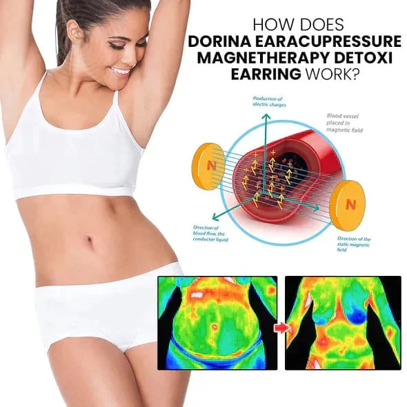 ๐ฅ๐๐๐๐๐๐๐ยฎ Lymphvity MagneTherapy Germanium Earrings๐ (Worn once a day, visible changes in 7 days) Support for obesity, diabetes, sleep apnea and joint problems ๐ - Image 4