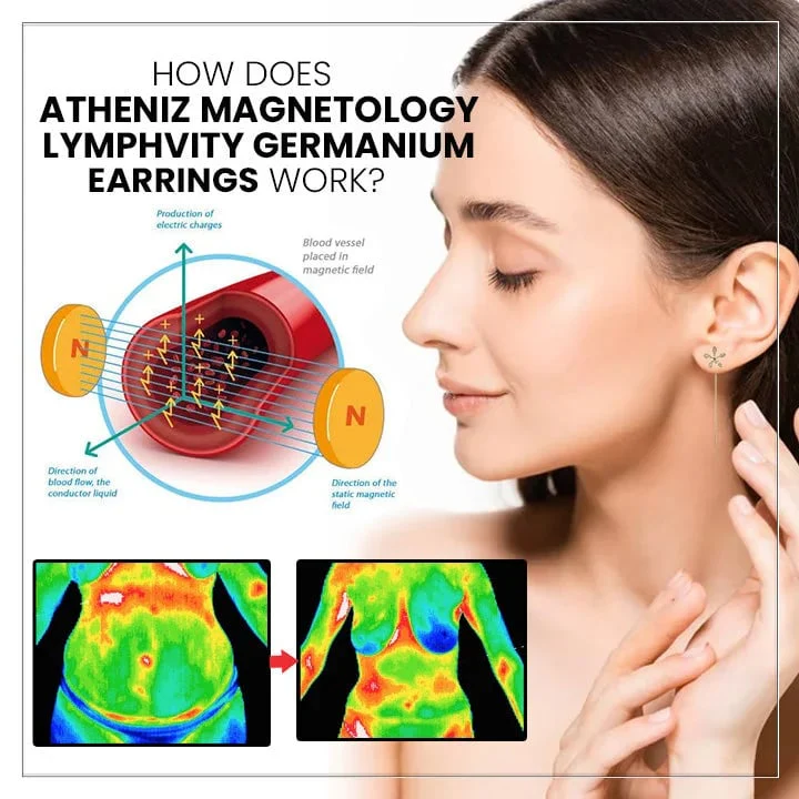 ๐ฅ๐๐๐๐๐๐๐ยฎ Lymphvity MagneTherapy Germanium Earrings๐ (Worn once a day, visible changes in 7 days) Support for obesity, diabetes, sleep apnea and joint problems ๐ - Image 5
