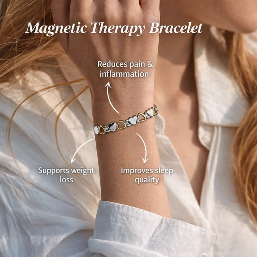 🎉𝐂𝐙𝐓𝐈𝐂𝐋𝐄® Magnetic Health Bracelet for Relaxation, Better Sleep & Inner Balance - Image 2