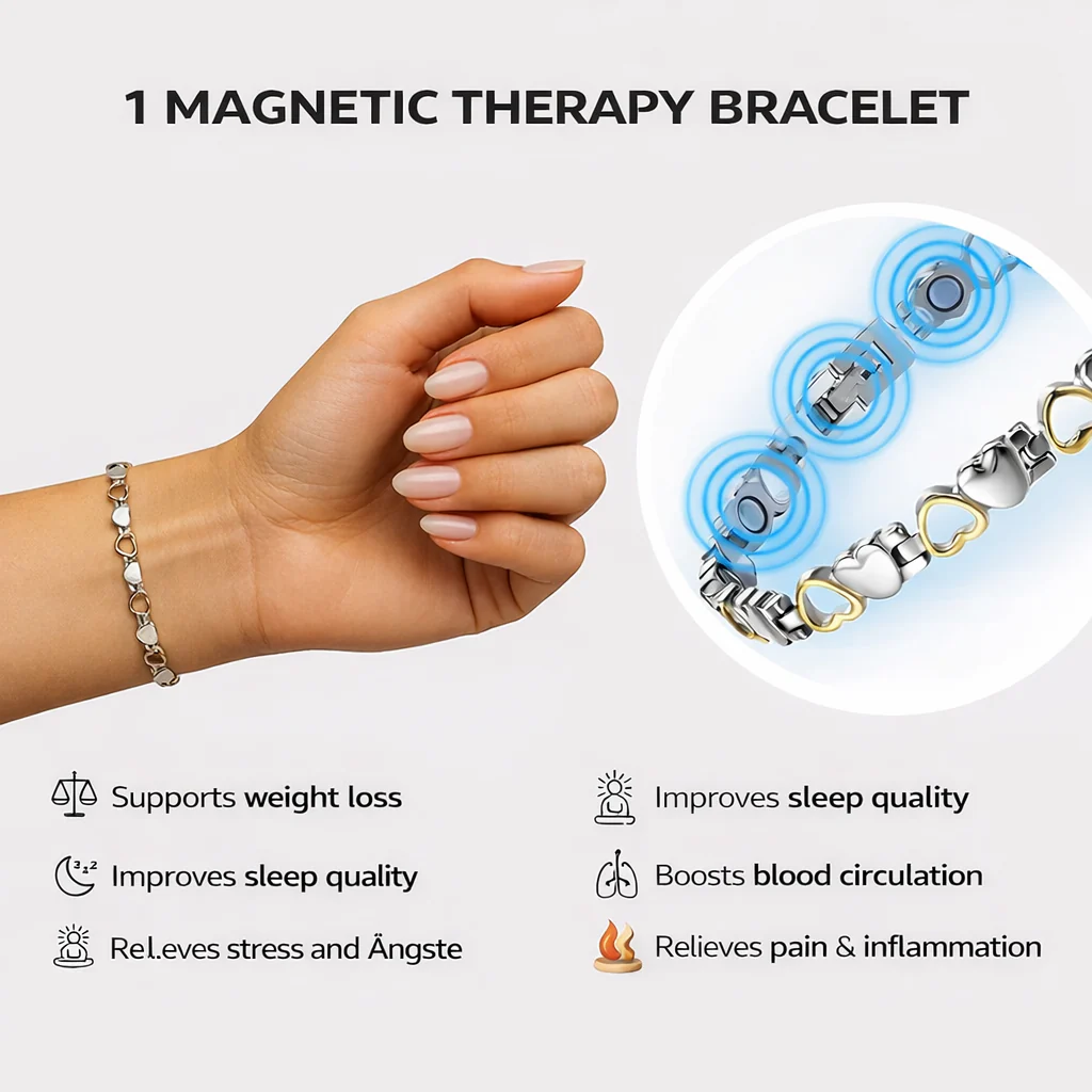 🎉𝐂𝐙𝐓𝐈𝐂𝐋𝐄® Magnetic Health Bracelet for Relaxation, Better Sleep & Inner Balance - Image 7