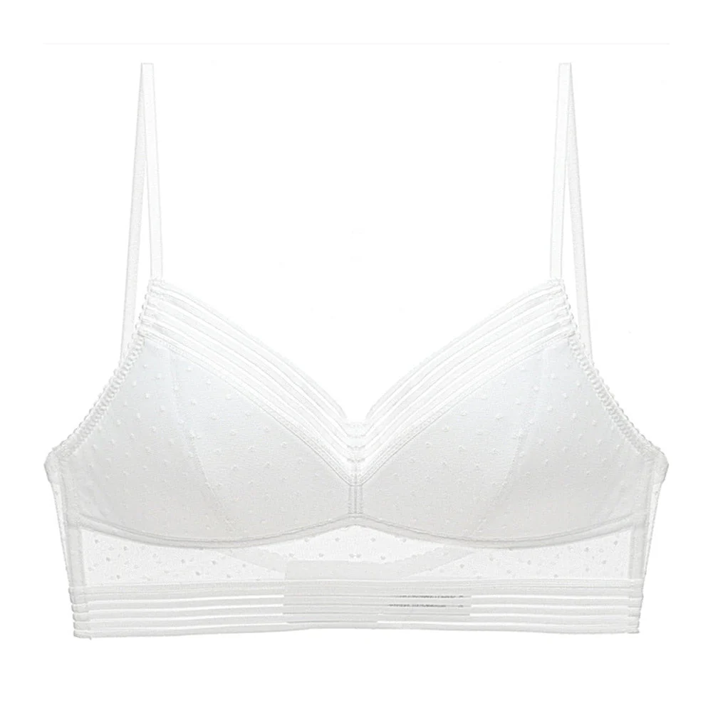 Newly Ladies Bras Underwear Women Low Back Comfortable Lifting Bra Lace Ultra Thin Ladies Women Bras Soutien Gorge Femme - Image 2