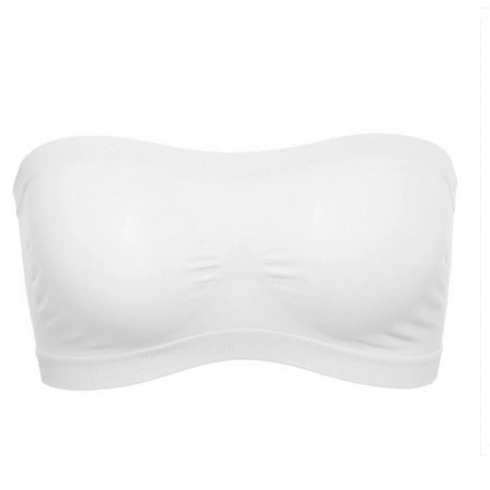 Spring Summer Women Bra Seamless Tube Top Bra Strapless Bandeau Push up Bra Women's Underwear Basic Stretch Underwear Lingerie - Image 15
