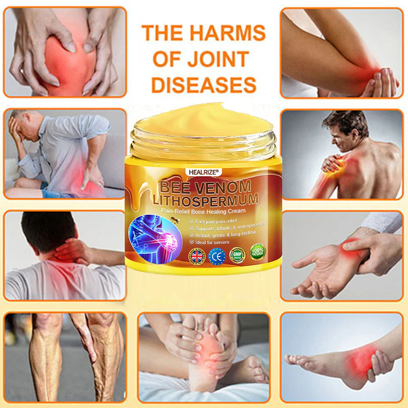 Official Only Store Healrize®🔥 BEE VENOM LITHOSPERMUM Pain-Relief Bone Healing Cream 👑👑(Specially for older adults) - Image 3