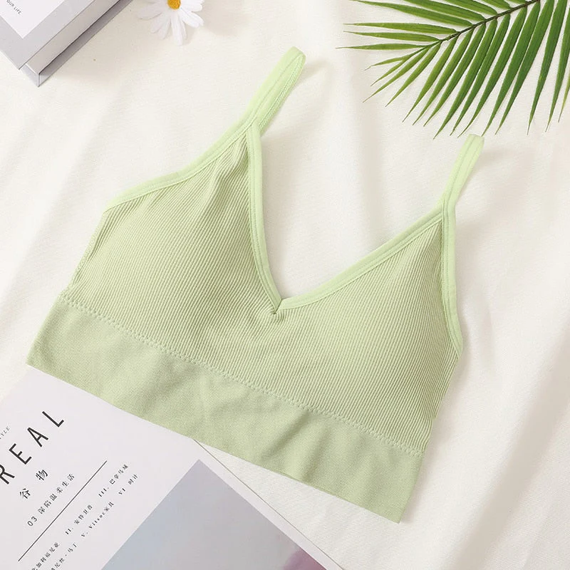 Women Sexy Crop Tops Tube Top Female Streetwear Sleeveless Camis Seamless Sports Lingerie Tee Bra Crop Top Bandeau Top Tank - Image 16