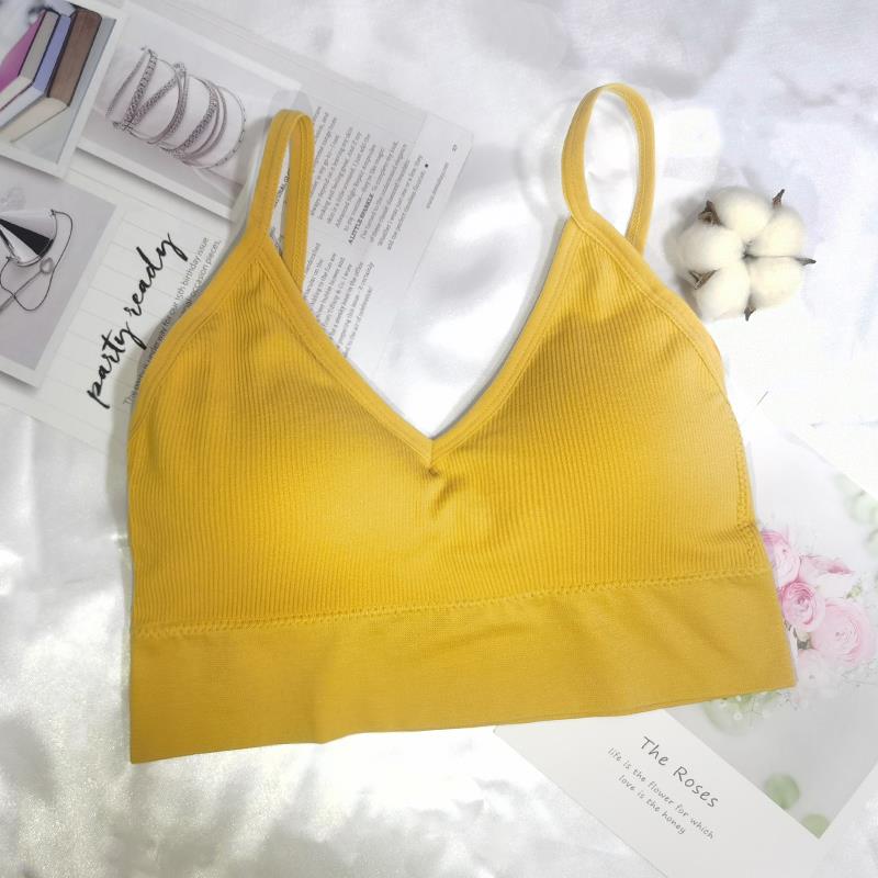 Women Sexy Crop Tops Tube Top Female Streetwear Sleeveless Camis Seamless Sports Lingerie Tee Bra Crop Top Bandeau Top Tank - Image 3