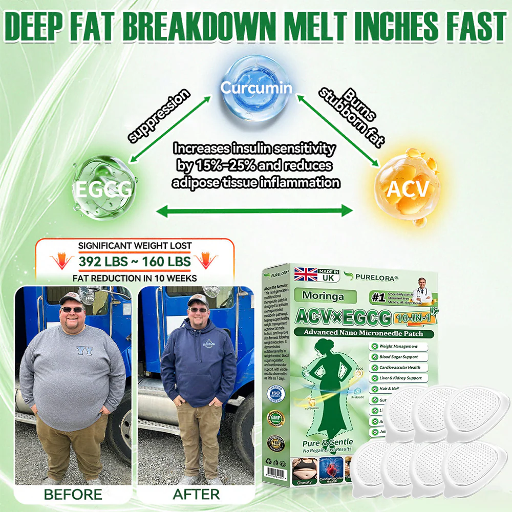 𝐏𝐮𝐫𝐞𝐥𝐨𝐫𝐚® 𝐀𝐂𝐕 × 𝐄𝐆𝐂𝐆 𝟏𝟎-𝐢𝐧-𝟏 𝐀𝐝𝐯𝐚𝐧𝐜𝐞𝐝 𝐍𝐚𝐧𝐨 𝐌𝐢𝐜𝐫𝐨𝐧𝐞𝐞𝐝𝐥𝐞 𝐏𝐚𝐭𝐜𝐡 (💧𝐉𝐮𝐬𝐭 𝐨𝐧𝐜𝐞 𝐚 𝐝𝐚𝐲, 𝐯𝐢𝐬𝐢𝐛𝐥𝐞 𝐜𝐡𝐚𝐧𝐠𝐞𝐬 𝐢𝐧 𝟕 𝐝𝐚𝐲𝐬) ✅𝐅𝐨𝐫 𝐨𝐛𝐞𝐬𝐢𝐭𝐲, 🅛🅞🅞🅢🅔 🅢🅚🅘🅝,𝐝𝐢𝐚𝐛𝐞𝐭𝐞𝐬, 𝐬𝐥𝐞𝐞𝐩 𝐚𝐩𝐧𝐞𝐚, 𝐣𝐨𝐢𝐧𝐭 𝐢𝐬𝐬𝐮𝐞𝐬, 𝐚𝐧𝐝 𝐦𝐨𝐫𝐞 - Image 10